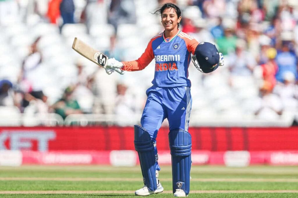 Smriti Mandhana’s Glorious Century Creates History – First Indian Woman with 100s in All Formats